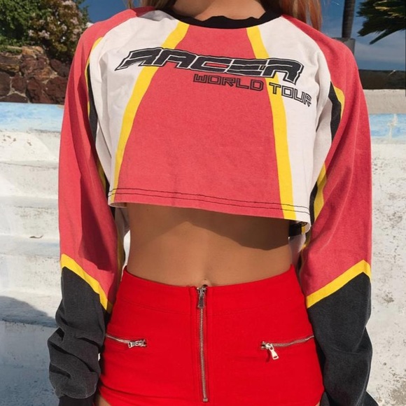 Tiger Mist Racer Crop Top - Picture 3 of 7